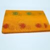 Katan Baby Saree For Girl - Yellow