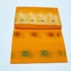 Katan Baby Saree For Girl - Yellow
