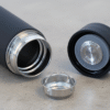 500ml Temperature LED Display Stainless Steel Flask Black Color