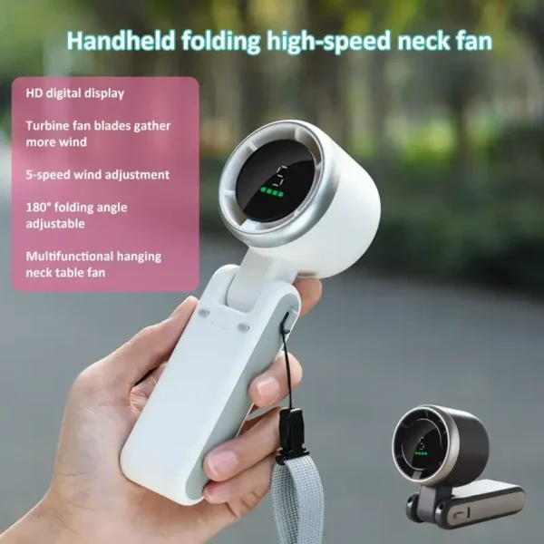 imgi_6_Xundd-XDOT-065-Folding-High-Speed-Handheld-Fan XUNDD XDOT-065 FOLDING HIGH SPEED HANDHELD FAN
